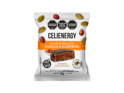 Alfajor de semillas de Zapallo y Algarroba