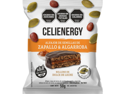 Alfajor de semillas de Zapallo y Algarroba