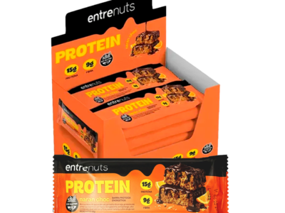 Barrita Proteica Naranja y Chocolate Entrenuts
