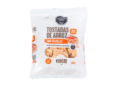 Tostadas de Arroz con Semillas Felicité