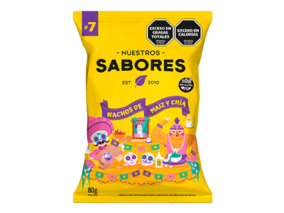 Nachos de Maiz y Chía Nuestros sabores
