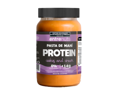 Pasta de Maní Protein Cookies & Cream